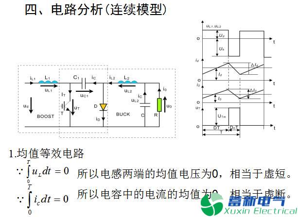 直流開關(guān)電源升壓-降壓變換器（CUK變換器）