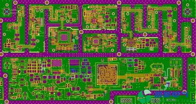 變頻電源PCB 隔腔開(kāi)窗圖