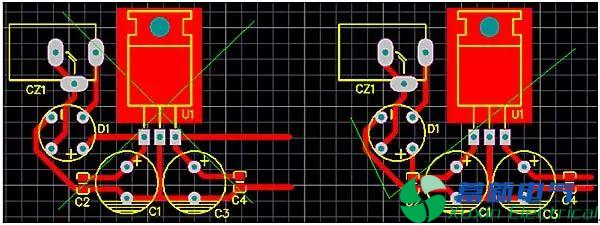 線性直流電源PCB圖