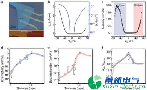 WSe2晶體管的雙極性輸運(yùn)行為和他在模擬電路中的應(yīng)用